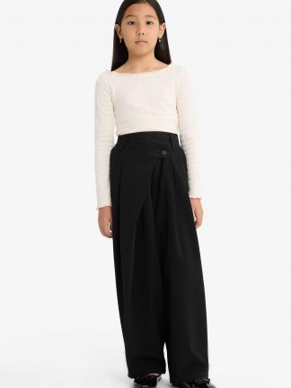 شلوار دخترانه مشکی دفکتو