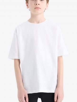 تی شرت پسرانه سفید دفکتو