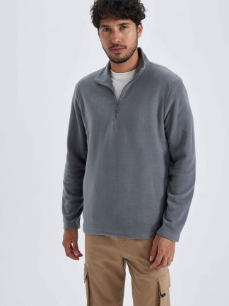 سویشرت مردانه خاکستری دفکتو