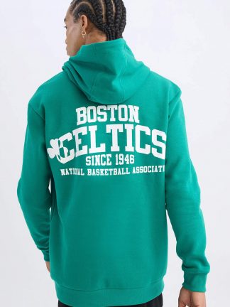 هودی مردانه سبز دفکتو