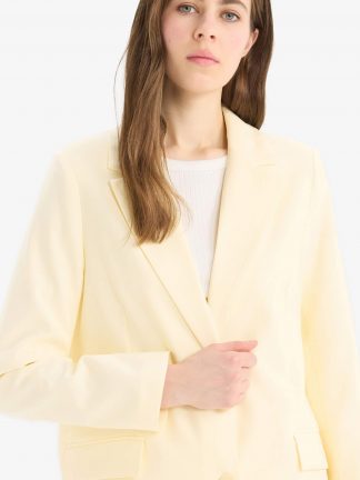 کت زنانه بژ دفکتو