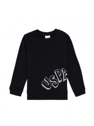 سویشرت پسرانه مشکی یو اس پولو