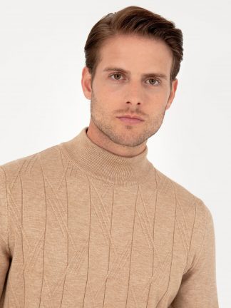 پلیور مردانه بژ پیرکاردین