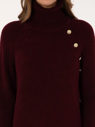 پلیور زنانه آلبالویی پیرکاردین