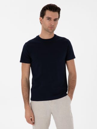 تی شرت مردانه سرمه ای کاشارل