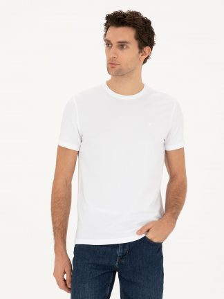 تی شرت مردانه سفید کاشارل