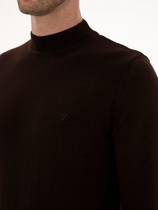 پلیور مردانه قهوه ای کاشارل