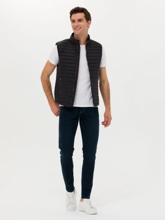 جلیقه مردانه مشکی کاشارل