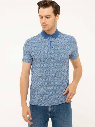 پولوشرت مردانه آبی کاشارل