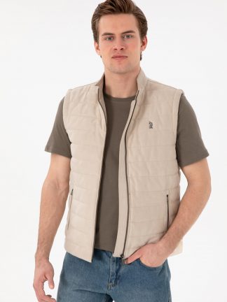 جلیقه مردانه بژ یو اس پولو