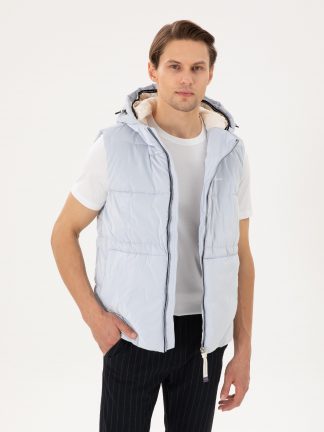 جلیقه مردانه آبی روشن پیرکاردین