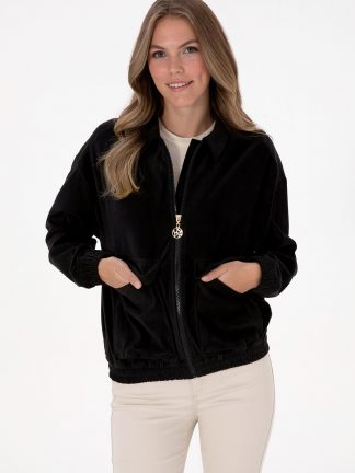 سویشرت زنانه مشکی یو اس پولو