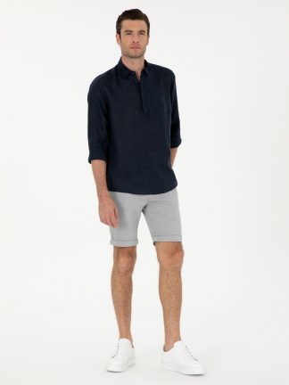 شلوارک مردانه خاکستری کاشارل