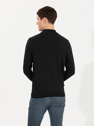 پلیور مردانه مشکی پیرکاردین