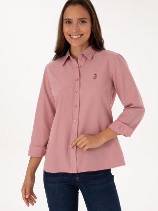 شومیز زنانه ارکیده یو اس پولو