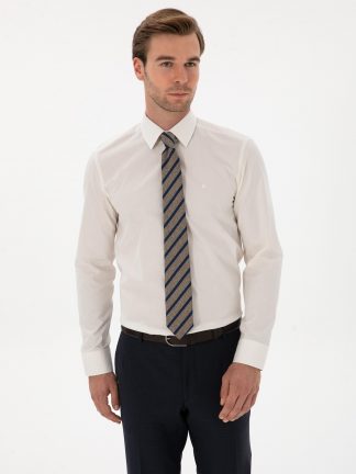 پیراهن رسمی مردانه بژ کاشارل