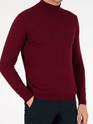 پلیور مردانه زرشکی کاشارل