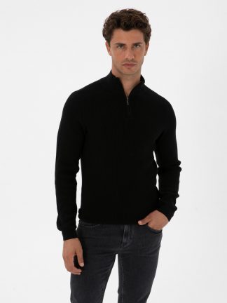 پلیور مردانه مشکی پیرکاردین