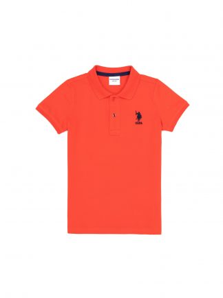 پولوشرت پسرانه قرمز یو اس پولو