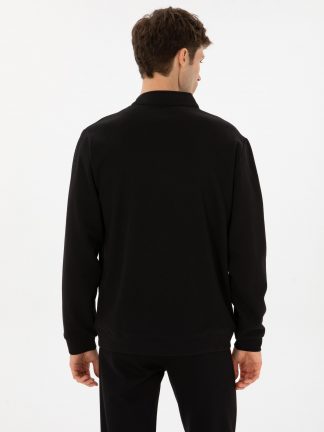 سویشرت مردانه مشکی کاشارل