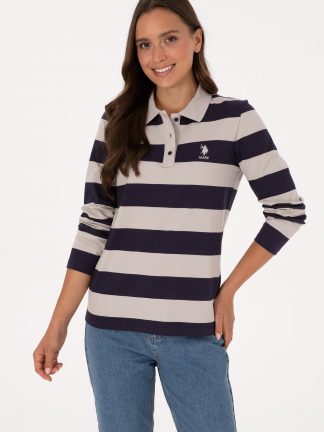 سویشرت زنانه زرشکی یو اس پولو