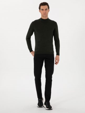 پلیور مردانه خاکی روشن کاشارل