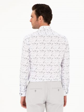 پیراهن مردانه خاکستری کاشارل