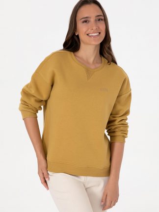 سویشرت زنانه آبی نفتی یو اس پولو