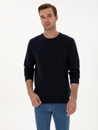 سویشرت مردانه سرمه ای کاشارل