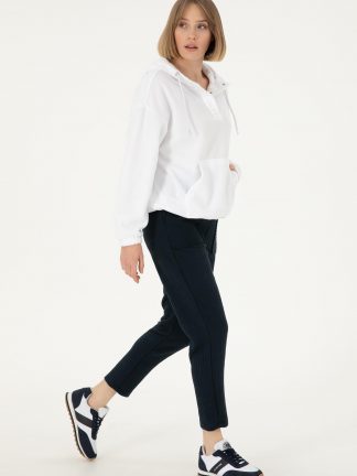 شلوار راحتی زنانه سرمه ای یو اس پولو