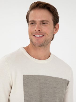 پلیور مردانه بژ پیرکاردین