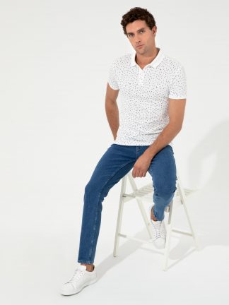 پولوشرت مردانه سفید کاشارل