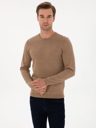 پلیور مردانه شتری کاشارل