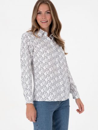 شومیز زنانه سرمه ای یو اس پولو