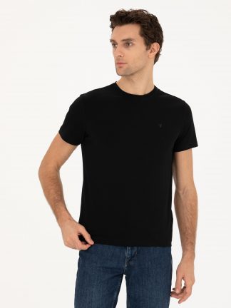 تی شرت مردانه مشکی کاشارل