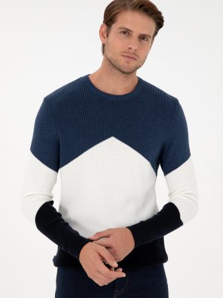 پلیور مردانه نیلی پیرکاردین