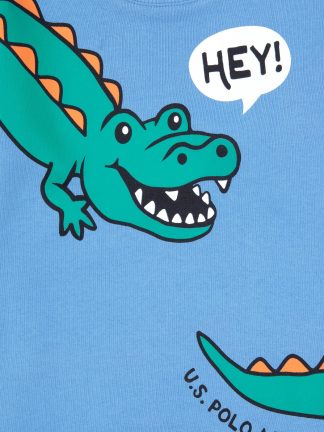سویشرت پسرانه آبی روشن یو اس پولو