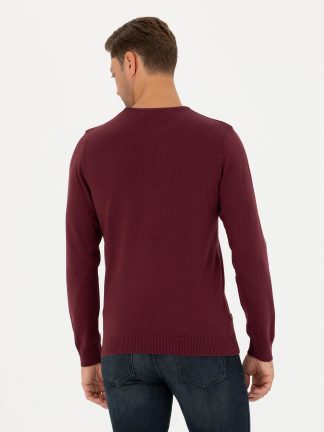 پلیور مردانه زرشکی پیرکاردین