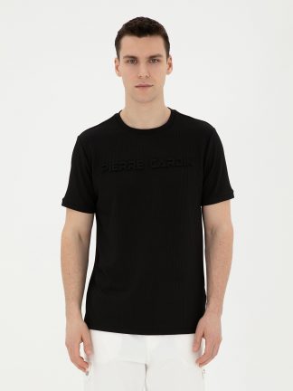 تی شرت مردانه مشکی پیرکاردین