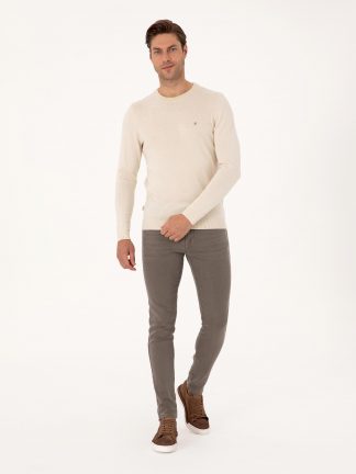 پلیور مردانه بژ پیرکاردین