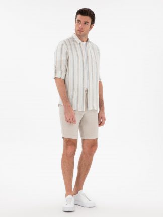 شلوارک مردانه بژ کاشارل