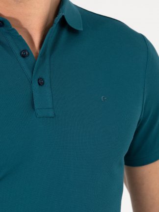 پولوشرت مردانه زمردی کاشارل