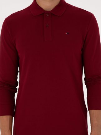 پولوشرت مردانه زرشکی یو اس پولو