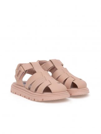 صندل و دمپایی دخترانه صورتی پودری یو اس پولو