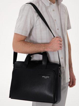 کیف مردانه مشکی پیرکاردین