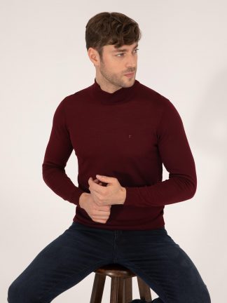 پلیور مردانه قرمز پیرکاردین