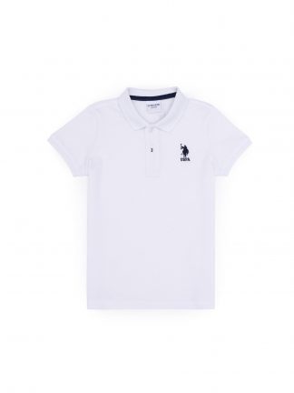 پولوشرت پسرانه سفید یو اس پولو