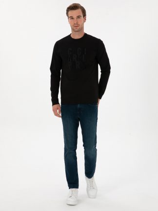 سویشرت مردانه مشکی کاشارل