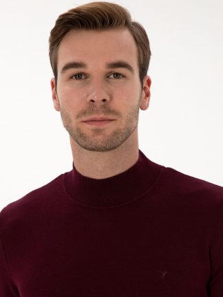 پلیور مردانه زرشکی کاشارل