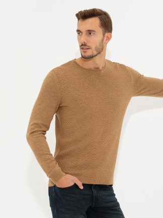 پلیور مردانه شتری پیرکاردین